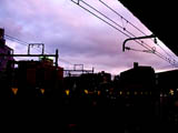 Purplish Cloud in Yokohama Station