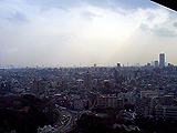 The direction of Shinjuku from Ikebukuro