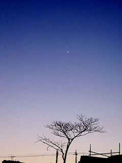 Venus and Jupiter